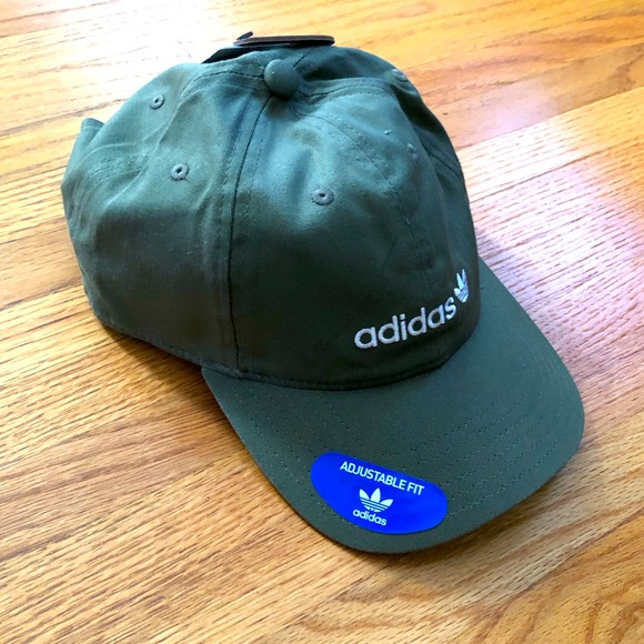 Adidas Unisex Olive Green Cap - Picture 1 of 8